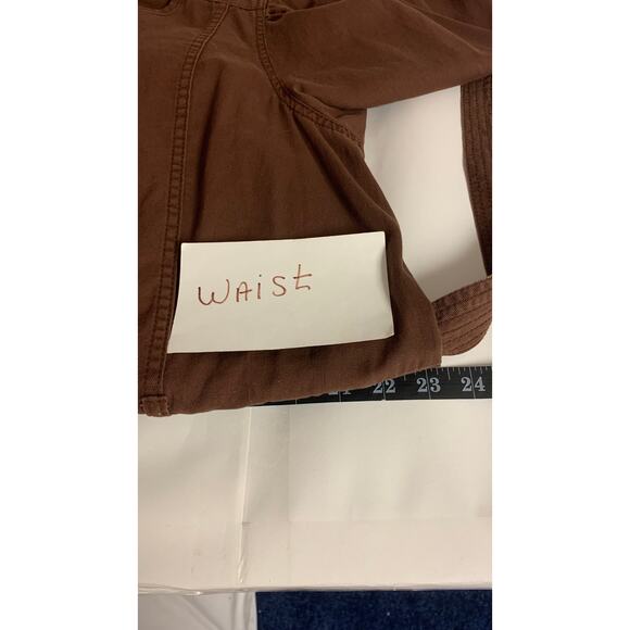 Vintage Old Navy Womens Jumpsuit Brown Straight Leg Minimalist Neutral Boho SZ L - Picture 9 of 10